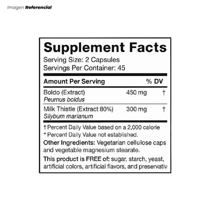 Limpiador herbal – 90 Cápsula